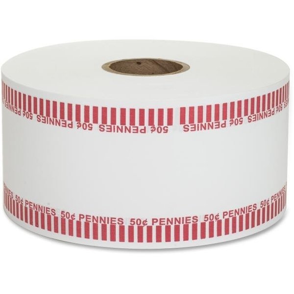 The Coin-Tainer The Coin-Tainer CTX50001 1000 ft. Automatic Coin Wrapper Roll kraft Penny - Red & White PQP50001
